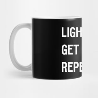 Fireworks Light Fuse Get Away Repeat Mug